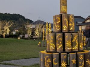 【11/9(日)まで】竹あかりライトアップ